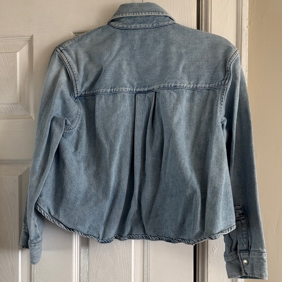 Agolde Light Blue Denim Shirt - Picture 3 of 3